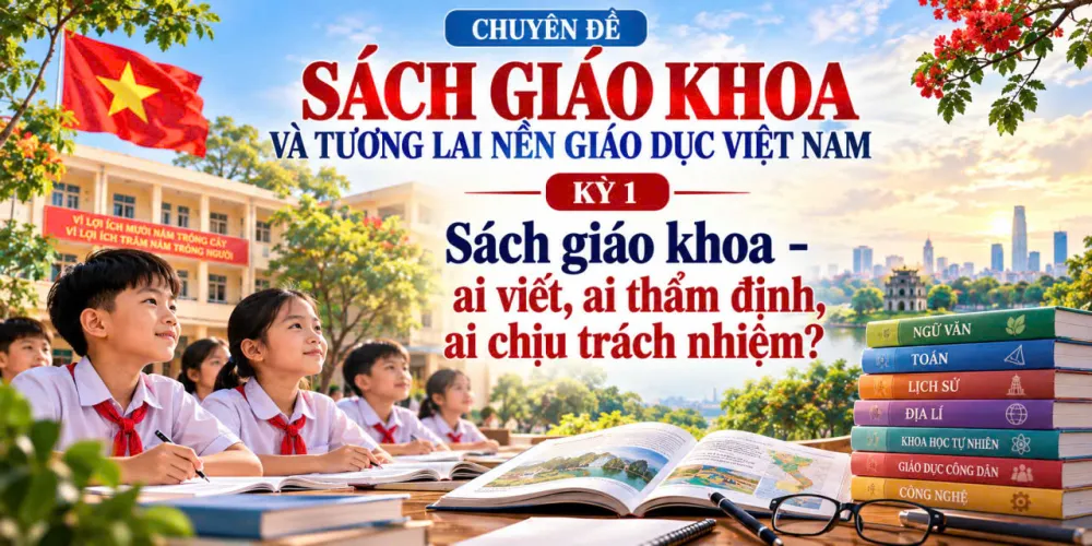 Sách giáo khoa – ai viết, ai thẩm định, ai chịu trách nhiệm?